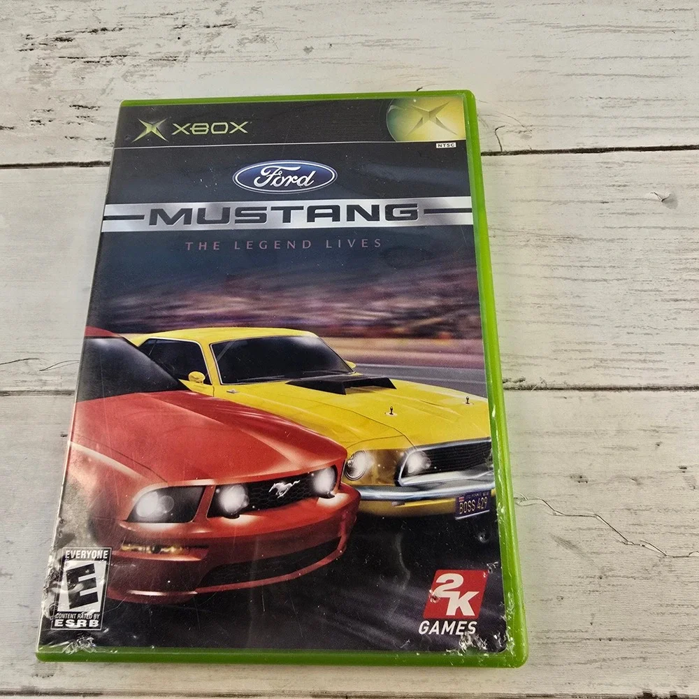 Ford Mustang The Legend Lives Original Xbox Game 2K Games 2005 Racing CIB